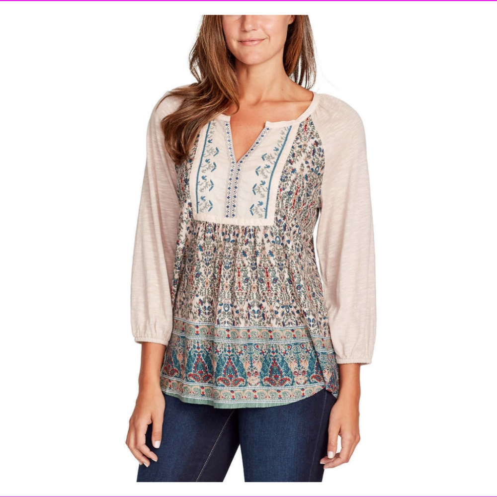 Vintage America women's Long Sleeve Top - Picture 4 of 6